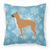 Winter Snowflake With Dog Fabric Decorative Pillow - 638508515360