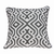 Parkland Collection Vega Gray and White Throw Pillow - 025773000408