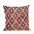 Plutus Brands Velvet Majestic Pillow Red Gray Signature Handmade