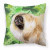St Patrick's With Dog Fabric Decorative Pillow - 652259223312