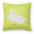 Green Check Themed Fabric Decorative Pillow - 638508932884