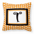 Monogram Letter Fabric Decorative Pillow - 705332249614