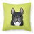 Dog Face Checkerboard Design Fabric Decorative Pillow - 615872897544
