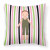 Ballerina Themed Fabric Decorative Pillow - 638508654878