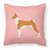 Dog Profile Checkerboard Design Fabric Decorative Pillow - 638508511577