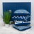 Parkland Collection Transitional Greek Key Blue Square 20" x 20" Pillow - 025773021595