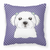 Carolines Treasures, Inc Dog Breed Checkered Fabric Decorative Pillow, Checkered Design, 18 x 18 Inches, Cozy Home Pillow