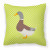 Green Check Themed Fabric Decorative Pillow - 638508932945