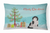 Christmas Tree Dog Art Canvas Fabric Decorative Pillow Style 2 - 194030037065