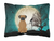Caroline?s Treasures Halloween Dog Art Polyester Canvas Decorative Pillow, 12x16