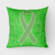 Carolines Treasures Ribbon Cancer Awareness Fabric Decorative Pillow, 14x14 Inches, Soft Throw Cushion