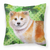 St Patrick's With Dog Fabric Decorative Pillow - 652259223282