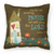Carolines Treasures, Inc Quote Art Fabric Decorative Pillow, 14x14 Inches, 100% Polyester Premium