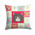 Carolines Treasures, Inc Cat Face Love Fabric Decorative Pillow, 14 inches, Polyester