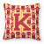 Carolines Treasures Monogram Football Fabric Pillow, 14x14 Inches, Stylish Sports Home D?cor