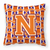 Monogram Letter Football Fabric Decorative Pillow - 638508323996