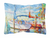 Boat Painting Fabric Decorative Pillow - 615872951239