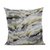 Plutus Velvet Crest Black, Gray, Citrine Handmade Luxury Pillow - 710594789082