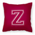 Monogram Letter Fabric Decorative Pillow - 705332249423
