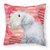 Dog With Love Stripes Fabric Decorative Pillow - 652259222476