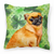 St Patrick's With Dog Fabric Decorative Pillow - 652259223176