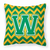 Letter Chevron Fabric Decorative Pillow - 638508320704