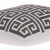 Parkland Collection Adora Gray and White Throw Pillow - 025773000224