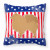 USA Design with Dog Fabric Decorative Pillow - 638508509253