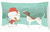 Snowman Christmas Dog Art Canvas Fabric Decorative Pillow - 652259282166