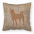 Dog Breed Burlap Fabric Decorative Pillow - 615872542291