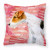 Dog With Love Stripes Fabric Decorative Pillow - 652259222131