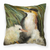 Carolines Treasures Bird Painting Fabric Decorative Pillow, 14x14 Inches, cheerful, cozy