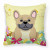 Easter Eggs With Dog Fabric Decorative Pillow - 638508768827