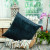 Parkland Collection Kyan Dark Blue Solid Throw Pillow - 025773009531