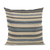 Plutus Brands Plutus Blue, Beige Lanes Stripe Designer Luxury Premium Home Throw Pillow