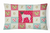 Dog Love Artwork Canvas Fabric Decorative Pillow - 194030279762