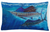 Sealife Painting Print Canvas Fabric Decorative Pillow - 194030009789