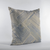 Plutus Blue, Beige Hidden Tour Abstract Luxury Throw Pillow - 017247669471