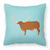 Animal Art Checkboard Design Fabric Decorative Pillow - 638508930804