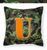 Monogram Letter Fabric Decorative Pillow - 705332249126
