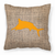 Sealife Burlap Fabric Decorative Pillow - 615872543533