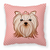Carolines Treasures, Inc Dog Breed Checkered Fabric Decorative Pillow, Polyester Fabric, 18x18 Inches, Decorative Home Accent