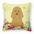 Easter Eggs Design Dog Art Fabric Decorative Pillow - 638508768001