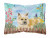 Spring Dog Art Canvas Fabric Decorative Pillow - 652259182985
