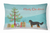 Christmas Tree Dog Art Canvas Fabric Decorative Pillow Style 2 - 194030036297