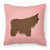 Pink Check Themed Fabric Decorative Pillow - 638508934574