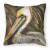 Carolines Treasures, Inc Bird Painting Fabric Decorative Pillow, Outdoor, 14x14 Inches, durable, colorful