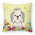 Easter Eggs With Dog Fabric Decorative Pillow - 638508769572