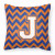 Letter Chevron Fabric Decorative Pillow - 638508320834