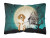Caroline?s Treasures Halloween Dog Art Decorative Pillow, Canvas, 12x16